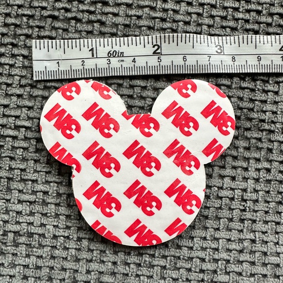 Stoney clover lane Disney Mickey mouse head embroidered patch sticker orange - Picture 3 of 3